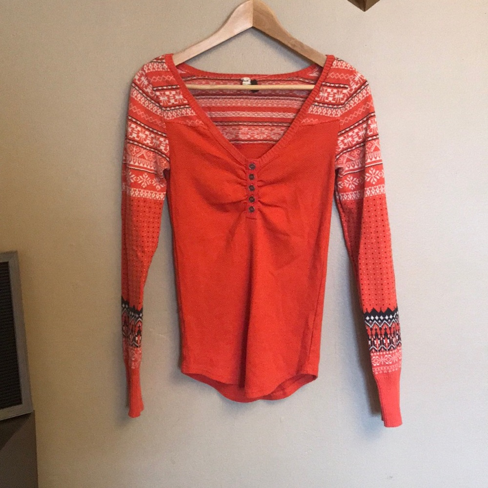 Free people cabin fever layering top